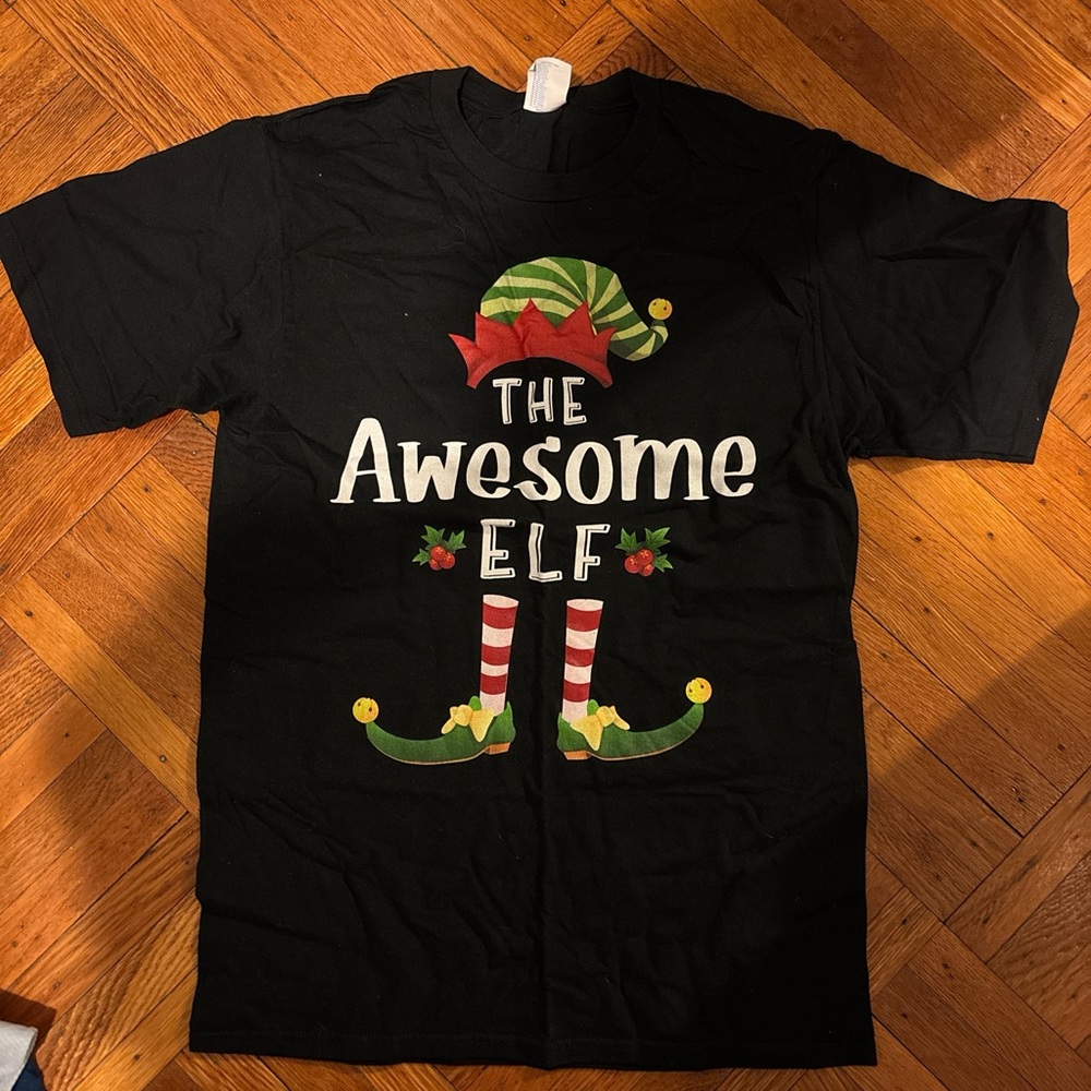 The Awesome Elf Short Sleeve Tee - Black